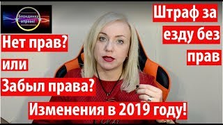 Езда без прав | изменения 2019| 084 Блондинка вправе
