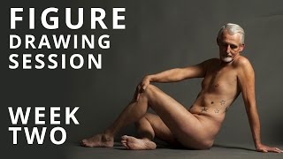 Figure Drawing Session: Week 2 - Nude Model Art Reference