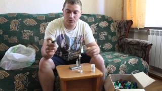 Обжим донца гильзы
