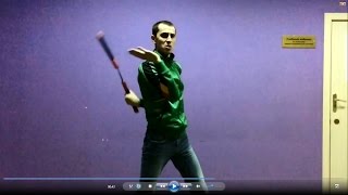 Нунчаку видео уроки- связка из перехватов (nunchaku slow motion)