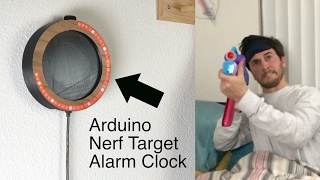 Arduino Nerf Target Alarm Clock (Intro to Piezoelectricity)