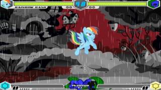 My Little Pony Fighting Is Magic Power Root Edition Rainbow Dash Playthrough