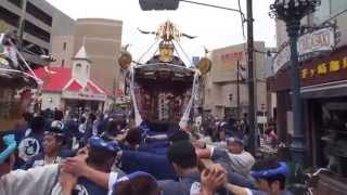 第５８回　大岡越前祭　神輿パレード　（　ドッコイ　ソリャ　担ぎ　）です　2013年。