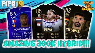 AMAZING 300K HYBRID SQUAD BUILDER!!! | FIFA 19 SQUAD BUILDER