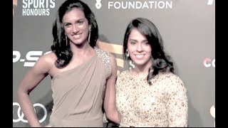 Saina Nehwal And P V Sindhu Together At Indian Sports Honours Awards 2017