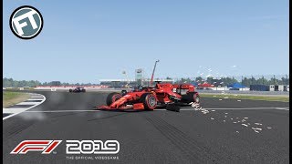 CERDOS, BUGS, ACCIDENTES Y ¡¡MUCHAS RISAS!! - MEJORES MOMENTOS ONLINE F1 2019