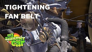 My Summer Car | Installing & Tightening Fan Belt