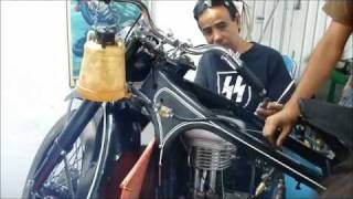 PRIMERA VEZ. MOTOCICLETA  BMW R-35 MODELO 1937