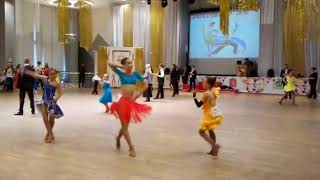 Бальные танцы Латина Самба Соло Юниоры 1+2