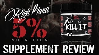 Rich Piana 5% Nutrition KILL IT Supplement Review & Taste Test - RATED #1 PREWORKOUT