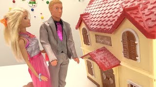 Видео для девочек. Кукла Барби и Кен идут на свидание