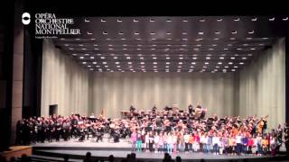 Hommage de l'Opéra Orchestre Montpellier aux victimes des attentats de Paris