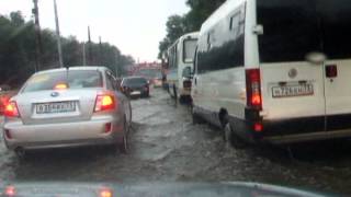 Сильный дождь в Ульяновске