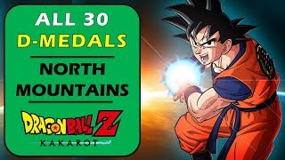 North Mountains Area: All D Medal Locations | DBZ Kakarot