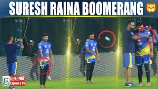 VIDEO : Chinna THALA Raina boomerang Video  | Raina boomerang  | IPL 2019 | Chennai Express