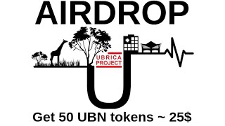 Airdrop UBRICA Как получить 50 UBN tokens ~ 25$... #ubn #ethereum #airdrop