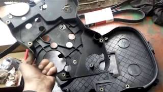 "ГТ" Chevrolet Aveo 1.6l 16v. Замена к-та ГРМ и помпы! (Подробная).