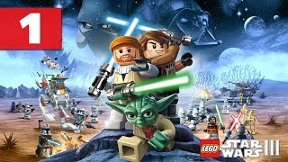 Lego Star Wars 3: The Clone Wars - Walkthrough - Part 1 - [Geonosian Arena] - Double Fistin'