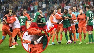 ТОП САМЫХ ЖЁСТКИХ ДРАК В ФУТБОЛЕ | СТЕНКА НА СТЕНКУ