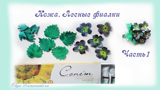 Кожа. Лесные фиалки.Ч.1 О.Канунникова