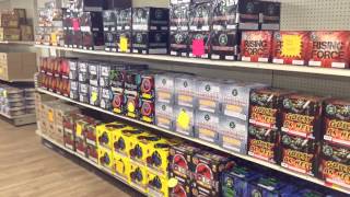 Fireworks shopping trip in Falling Waters WV. at a store called PyroDudes.