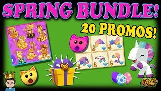 Animal Jam Spring Bundle Has 20 Promos! Pastel Glowing Armor & Alpha Statues! ? ??