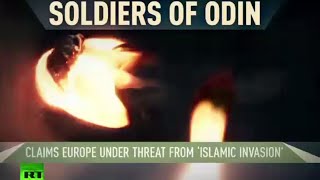 'Thrive on fear': Anti-migrant 'Soldiers of Odin' march in Estonia