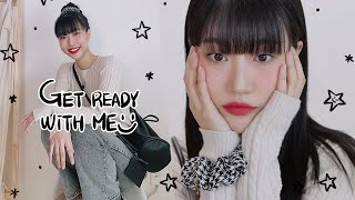 (eng)출근 데일리룩#2 꾸안꾸 메이크업 + 데일리 패션 아이템들 소개 | 민스코 Minsco