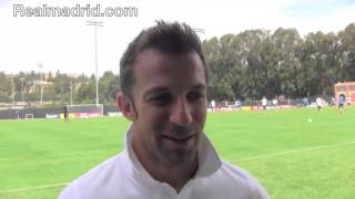 BEHIND THE SCENES: Del Piero visita al Real Madrid en EE.UU. / Del Piero visits Real Madrid in USA