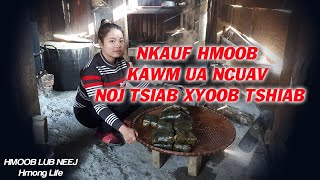Nkauj Hmoob Ua Ncuav Noj Tsiab Xyoo Tshiab | Hmong Girl Learn Making Cakes