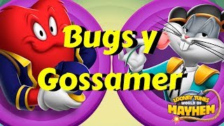 Looney Tunes Un Mundo de Locos - Combates Para Bugs Torero y Gossamer Botones