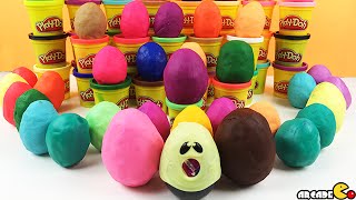 40 Play Doh Surprise Eggs Маша и Медведь Kinder Surprise Eggs Dora's Backpack Dora The Explorer