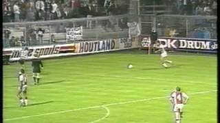 Ajax - 1 Sporting - 2, UEFA CUP, 1988/1989