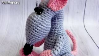 Амигуруми: схема Крыска. Игрушки вязаные крючком - Free crochet patterns.