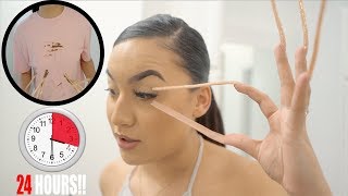 WEARING 5 INCH LONG ACRYLIC NAILS FOR 24 HOURS CHALLENGE! *GONE COMPLETELY WRONG!!* ?