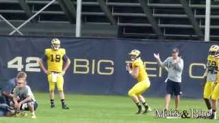 Michigan's first padded practice of fall camp