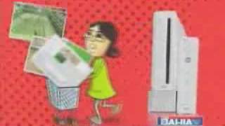 Comercial das Casas Bahia do Nintendo Wii