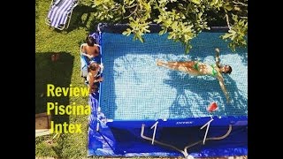 Intex Piscina 4,5 x 2,2   Review   Como montar uma piscina