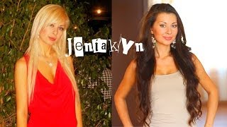 ИЗ БЛОНДИНКИ В БРЮНЕТКУ / Чем я Крашу Волосы / Про Мои Волосы / Ответы JeniaKyn