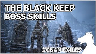 The Black Keep BOSS SKILLS | CONAN EXILES The Frozen North [TIPS]