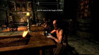 Skyrim - Stealing the Dibella statue