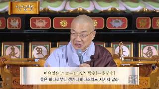 지광스님의 신심명 강의 12
