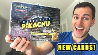 *NEW DETECTIVE PIKACHU POKEMON CARDS!* Opening Detective Pikachu COLLECTOR CHEST From GAMESTOP!