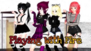 [MMD]  "BLACKPINK - Playing With Fire" [DL]