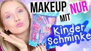 GANZES MAKEUP NUR mit KINDER SCHMINKE! TheBeauty2go