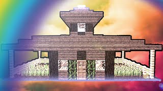 СТРОИМ ДОМ С ДВУМЯ АВТО-ФЕРМАМИ В MINECRAFT [Как построить красивый дом в minecraft]