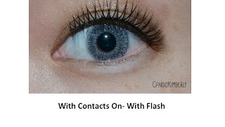 ACUVUE 2 COLOURS OPAQUES ON DARK EYES ✿ PEARL GRAY