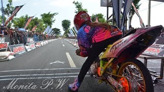 Drag Bike wanita indonesia Monita Jogjakarta | indonesia drag bike girls