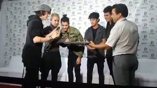CNCOII RICHARD BAILA MUY SEXI Y CNCO COMIENDO ALACRANES