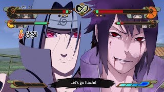 Sasuke & Itachi's Amaterasu vs Hinata & Neji - Naruto Shippuden Gekitou Ninja Taisen Special